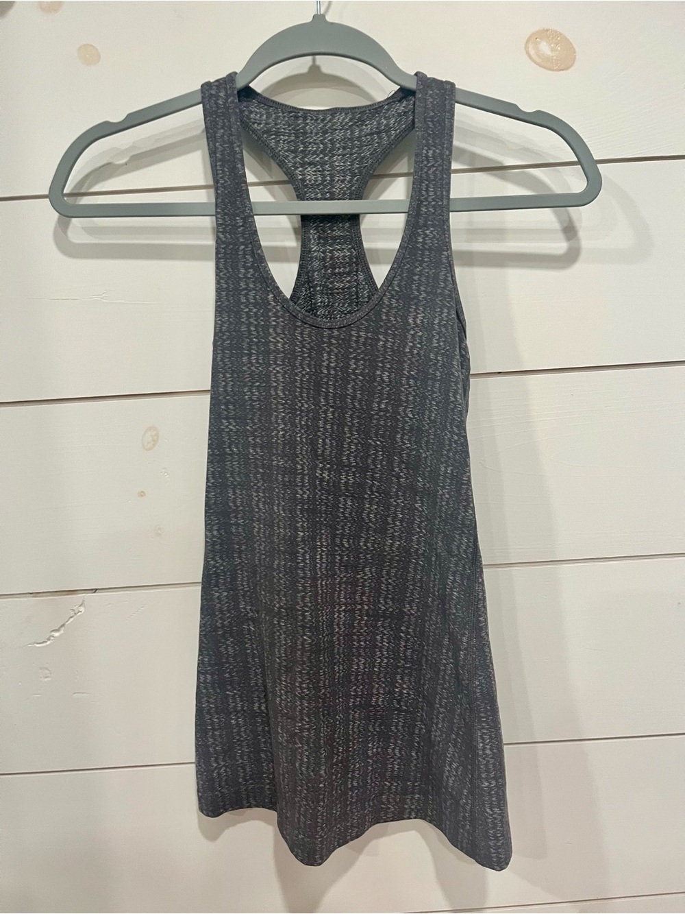 lululemon athletica Grey Patterned Racerback Tank